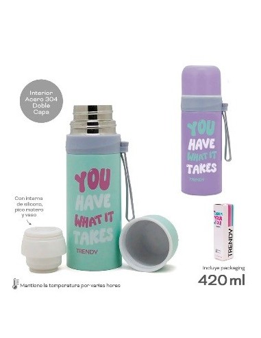Termo 420ml Trendy 14087 Tar02
