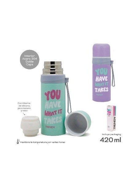Termo 420ml Trendy 14087 Tar02