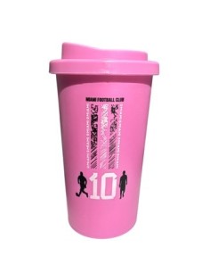 Vaso 500ml Termico Plast. Doble Capa Futbol Miami-coffe 6555  Cli01