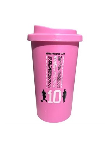 Vaso 500ml Termico Plast. Doble Capa Futbol Miami-coffe 6555  Cli01