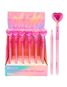 Boligrafo Azul C-corazon Nacarado 120478-27171 Col01 -b24- -e-