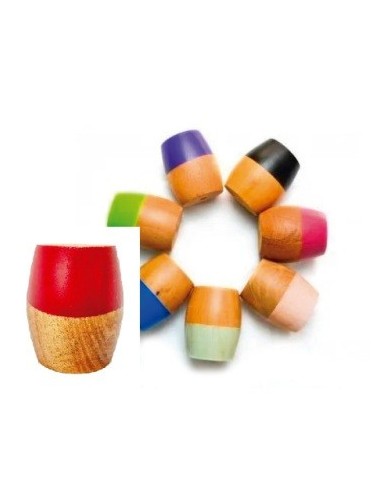 Mate Madera Pintado Mitad Colores Surt  20430 Mar02 -p-