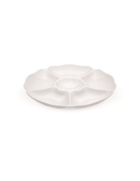 Copetinero Red.5 Div. Porcelana Bca 1124628 Wal02