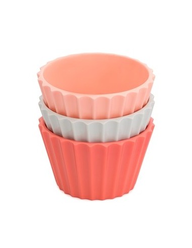 Compotera 9cm Conicos Color X 3 Unid  7130 Bzp01