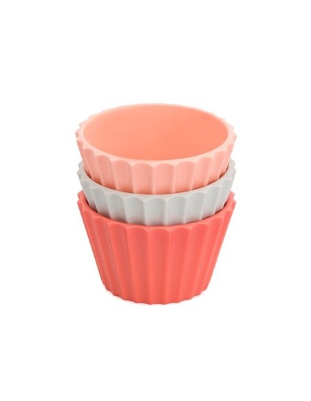 Compotera 9cm Conicos Color X 3 Unid  7130 Bzp01