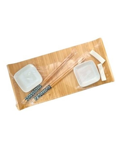 Set De Sushi C- Tabla+palitos+cazuelas Ca5444 Ca5443z Pk01