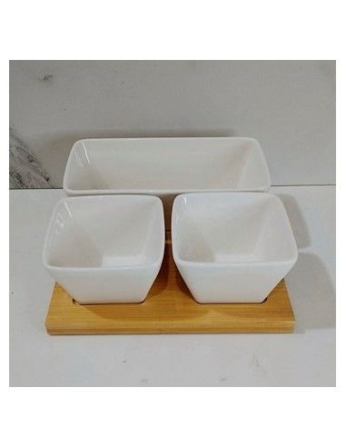 Copetinero 18x18 Setx3 Ceramica-bambu 302203 Pcu01