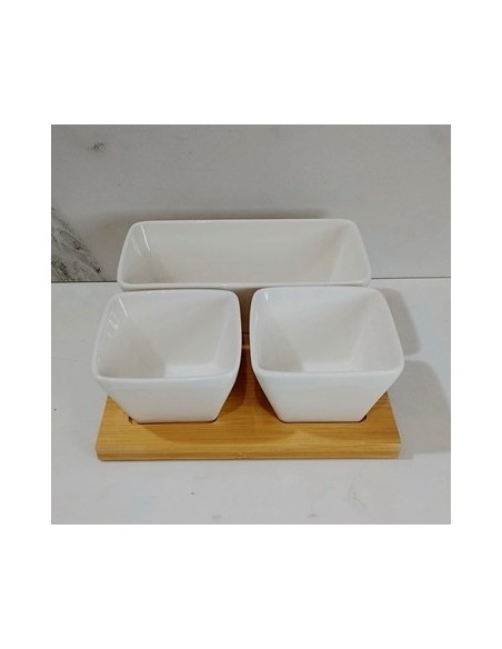 Copetinero 18x18 Setx3 Ceramica-bambu 302203 Pcu01