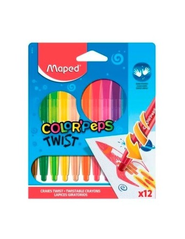 Crayon X 12 Giratorio Maped 860612 Map01