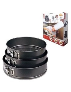 Set X3 Moldes Torteras Red. 24cm/26cm/28cm  57914442 Cr02