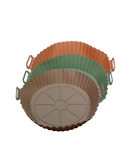 Molde Silicona Para Air Fryer 3 Col Pastel 1130202 Wal02