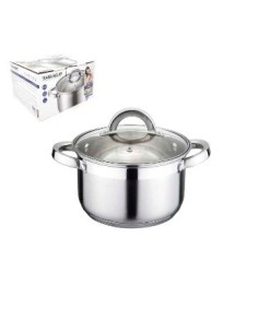 Olla 16cm Acero Inox. Triple Fondo T/vidrio 1.25lts 57915510 Cr02