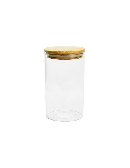 Frasco 1100ml Vidrio C-tapa Bamboo C5262 Dec01
