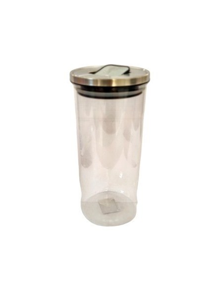 Frasco 22cm Vidrio Red  C-tapa Metal Apertura Ca5494 Pk01