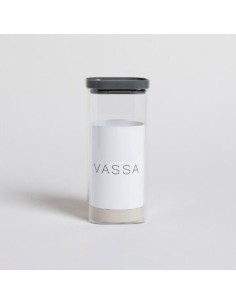 Frasco 5000ml Vidrio Cuadrado C/tapa Borde Silicona 0127041 Mish02