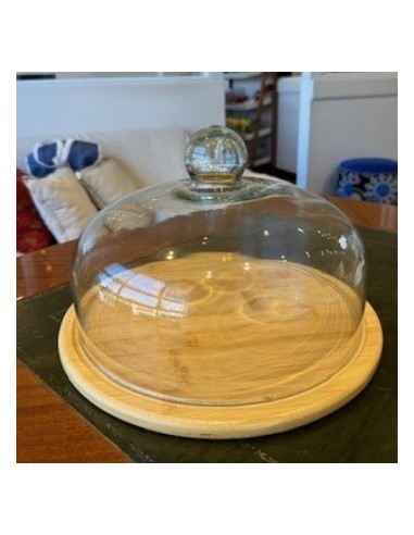 Campana 26cm Vidrio Base Bamboo 046ba8605 Dol01