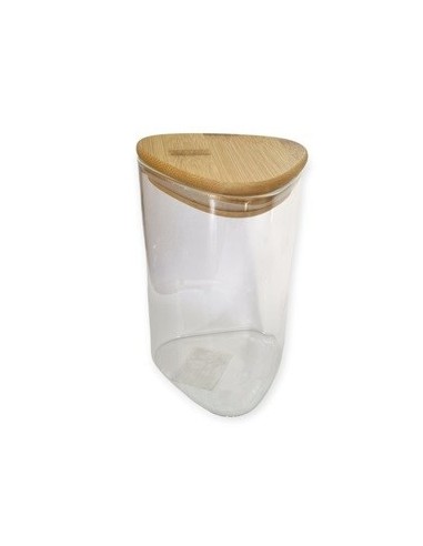 Frasco Vidrio Triangular T-bambooc 16cm301291 Pcu01