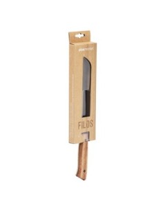 Cuchillo P/pan Mango Madera 34cm En Blister 3413 Bzp01 (b12)