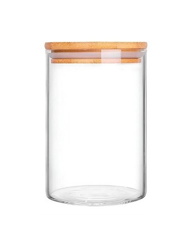 Frasco Vidrio 1400ml 10x20cm Re T/bambu Gpg10-1400 Res01