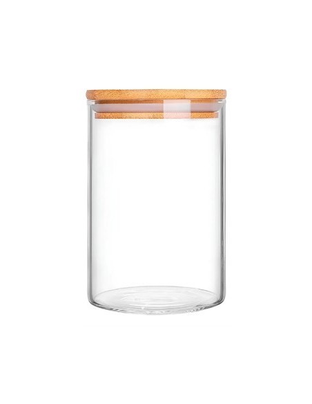 Frasco Vidrio 1400ml 10x20cm Re T/bambu Gpg10-1400 Res01