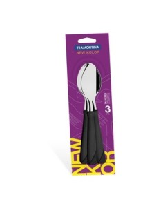 Cuchara Mesa X3 M/plast. New Kolor Tramontina 23163/300 Myf01 Dip01 (b60)