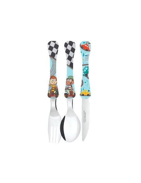 Juego Cubiertos X3 Infantil Simonaggio 900-3ds Mat01