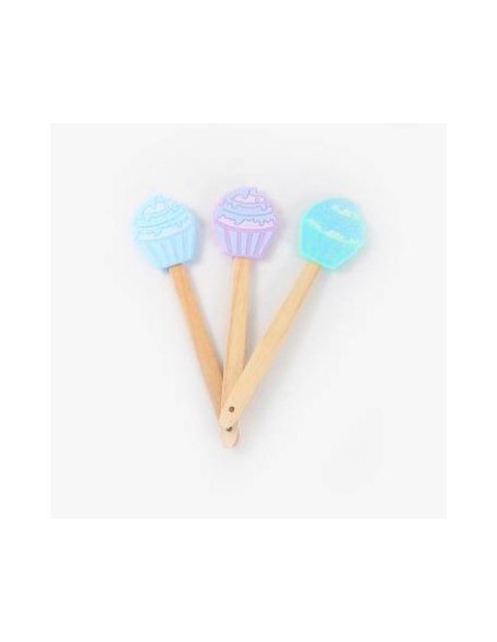 Espatula Silicona 30cm Formas Mango Madera Hqrf-2 Pk01 103502 103503 Dsa01