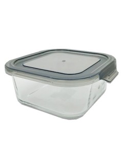 Hermetico Cuad 800ml Vidrio 57915976 Cr02 -b12-