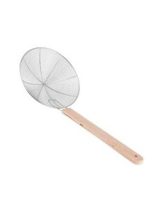 Espumadera Calada Acero 19cm Diam  Mango Madera 57915403 Cr02