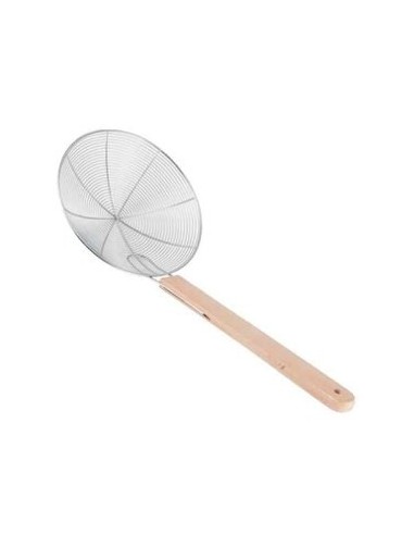 Espumadera Calada Acero 19cm Diam  Mango Madera 57915403 Cr02