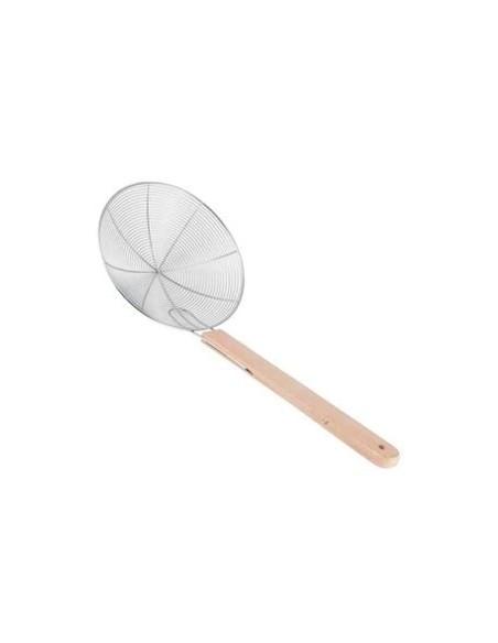 Espumadera Calada Acero 19cm Diam  Mango Madera 57915403 Cr02