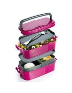 Hermetico Rect  Fit 4 Compartimientos 520ml-230ml Rect  8077 Sie01