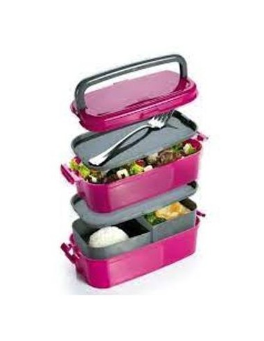 Hermetico Rect  Fit 4 Compartimientos 520ml-230ml Rect  8077 Sie01