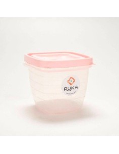 Hermetico Cuad  400ml Plastico 053cv05 Dol01 -b24-