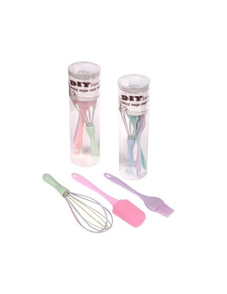Set Reposteria Espatula+pincel+batidor Pastel 103578 Dsa01