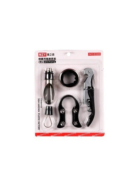 Set De Vino X5 En Blister 104268 Dsa01