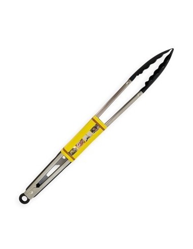 Pinza Acero 40cm Punta Silicona 501127 Cook