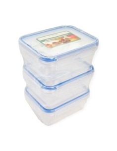 Hermetico 10x8cm Set X3 Tapa C-traba Ns230434z Pk01