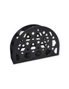 Servilletero 12cm Oval Metal Ngro 43118-43123 Ben02