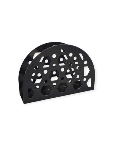 Servilletero 12cm Oval Metal Ngro 43118-43123 Ben02