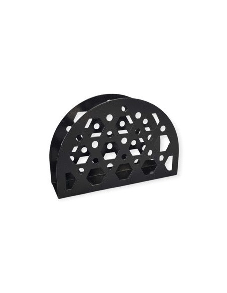 Servilletero 12cm Oval Metal Ngro 43118-43123 Ben02