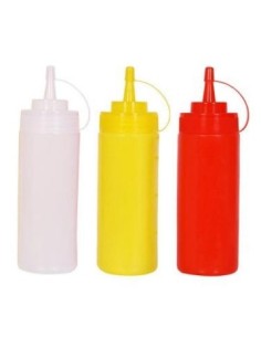 Botella P/aderezos Colores Varios 248201 248301 Pro01 (b24)