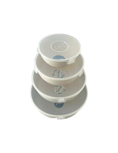 Set X4 Bowls Apilables C/tapa 34000 Carol Car15