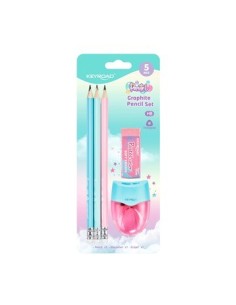 Lapiz Negro C- Pastel X 3 + Goma+ Sacapunta Kr972782 Ie01