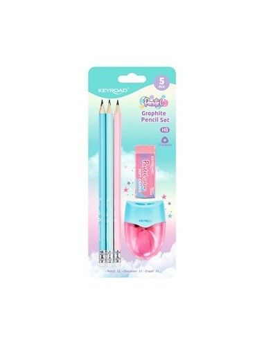 Lapiz Negro C- Pastel X 3 + Goma+ Sacapunta Kr972782 Ie01