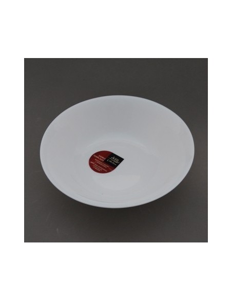 Ensaladera 24cm Vidrio Templado Red-cuad Blanco Nrw90-nfn90t Mta01