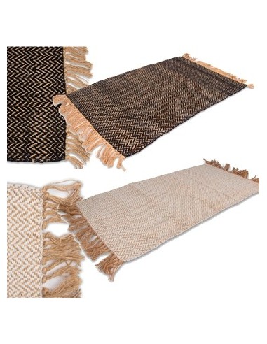 Alfombra 60x90 Yute Algodon A0624ng-a0624nt Mf01