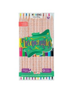 Lapices Color X 12 Largos Bicolor 3011412 Moo01 Ori02 (b12)