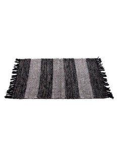 Alfombra 50x80  Algodon Franjas A0233m-a0233ng Mf01