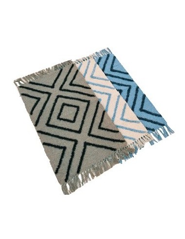 Alfombra 50x80  Algodon Franjas 41958 Ben02